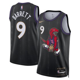 Dres Toronto Raptors RJ Barrett Nike 2024-25 City Edition Crno Swingman